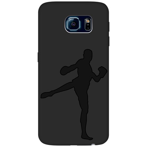 Матовый чехол Kickboxing для Samsung Galaxy S6 / Самсунг С6 с эффектом блика черный матовый чехол kickboxing для samsung galaxy s6 самсунг с6 с эффектом блика черный