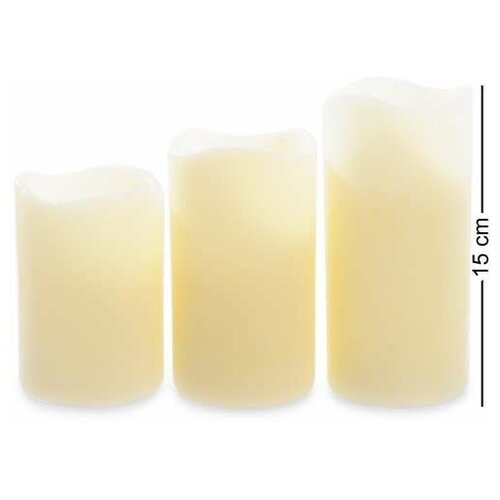 Набор светодиодных свечей (3шт.) с дистанционным управлением LED-03 113-501643