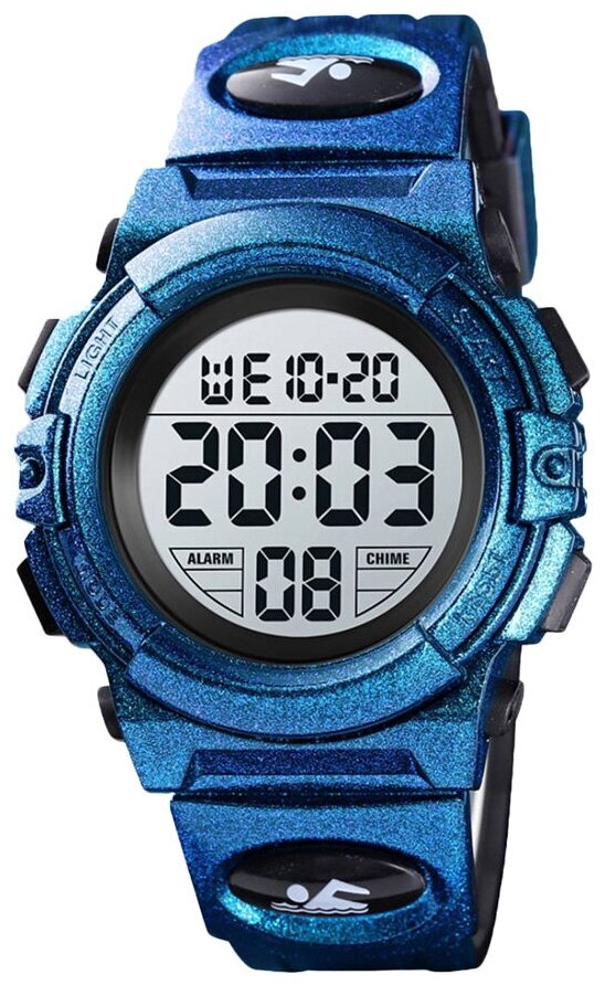 Часы Skmei/Скмей 1266 детские противоударные водонепроницаемые Gradient Blue