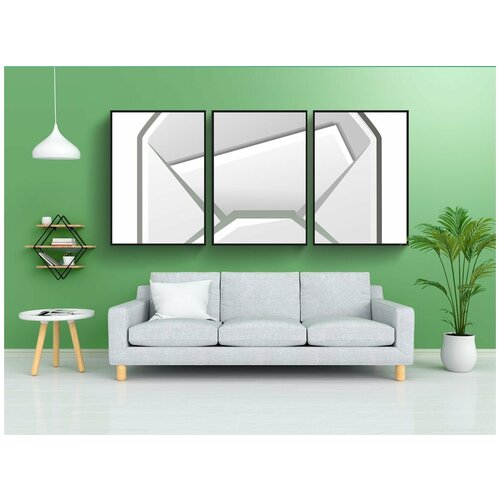 фото Набор модулных постеров для интерьера "письмо, электронной почты, электронное письмо" 60x90 см. в тубусе, без рамки lotsprints