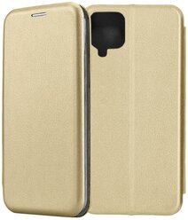 Чехол- книжка Fashion Case для Samsung Galaxy A12 A125 золотой