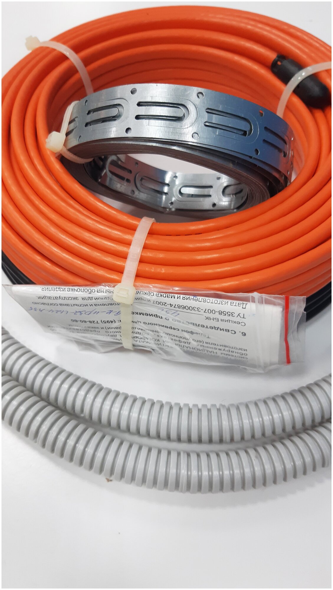 Теплый пол электрический, кабель нагревательный Национальный комфорт БНК-110 Вт - фотография № 6