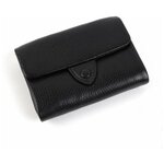 Маленький женский кожаный кошелек 3238 Блек - изображение
