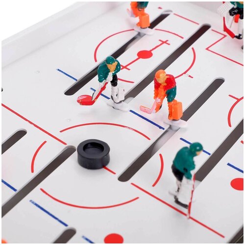 фото Настольная игра play smart хоккей 0701, 51 x 28 x 15 см подарок сыну, внуку, ребенку, племяннику, мальчику