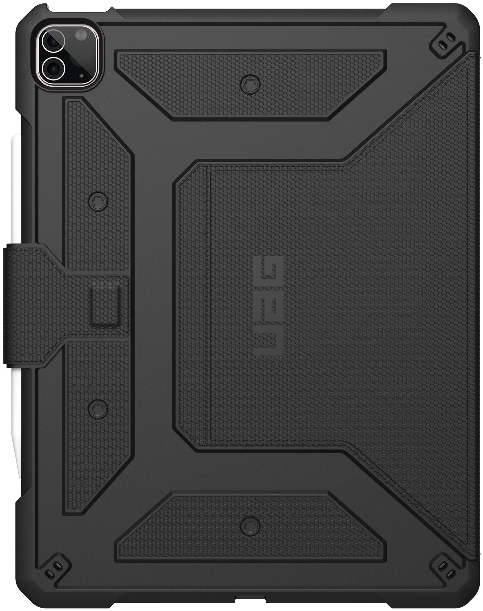Защитный чехол UAG Metropolis для iPad Pro 12,9 дюйма 5-го поколения, 2021 Чёрный