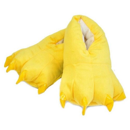 фото Тапочки для кигуруми жёлтые с когтями m (34-39) redweeks