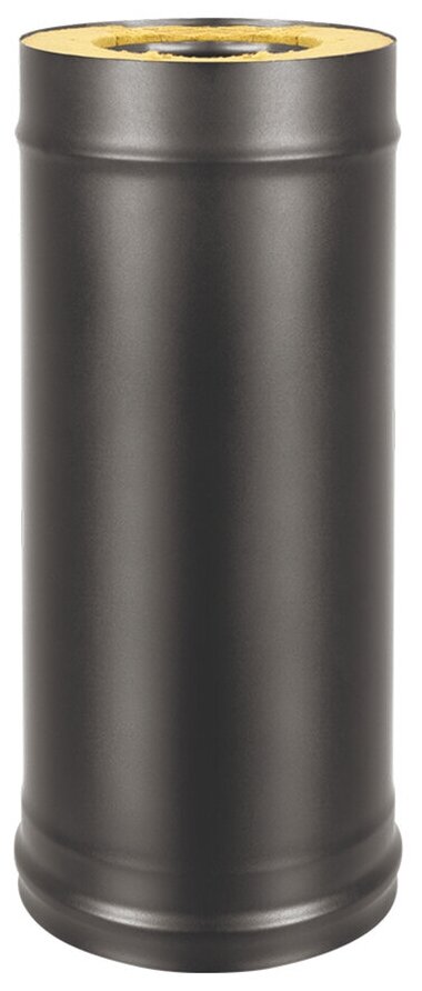 Сэндвич-труба BLACK (AISI 430/0,5мм) L-0,5м (115х200) - фотография № 1