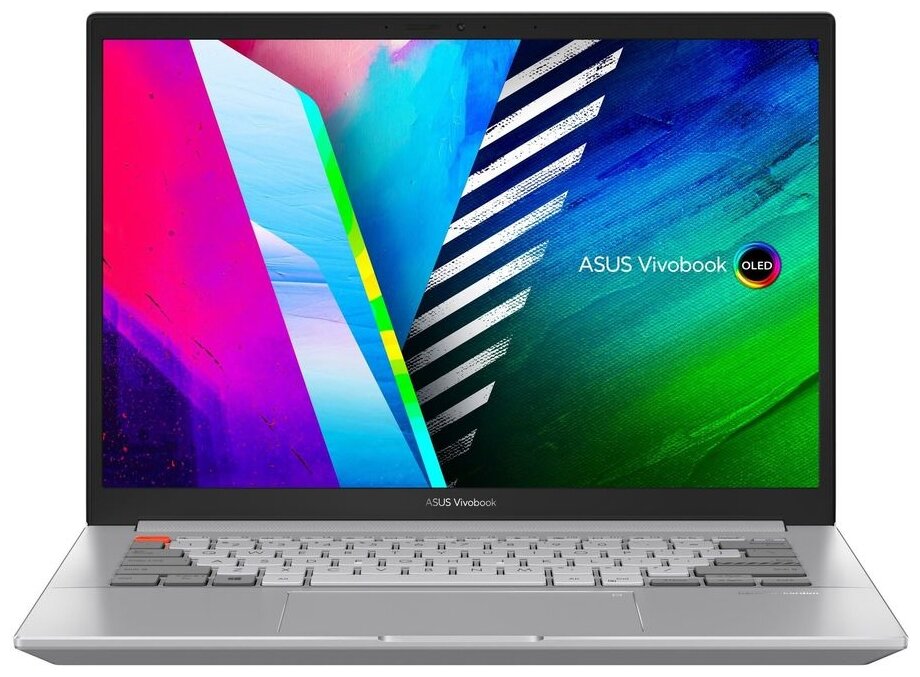 Ноутбук Asus Vivobook Pro 14X OLED N7400PC-KM011W Core i5 11300H 16Gb SSD512Gb NVIDIA GeForce RTX 3050 4Gb 14 OLED 28K 2880x1800 Windows 11 Home silver WiFi BT Cam