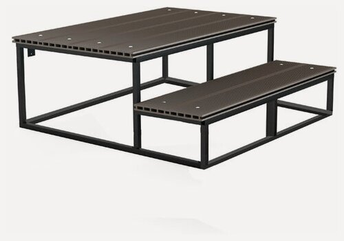 Изображение товара Крыльцо Эко 2 ступени с площадкой 600