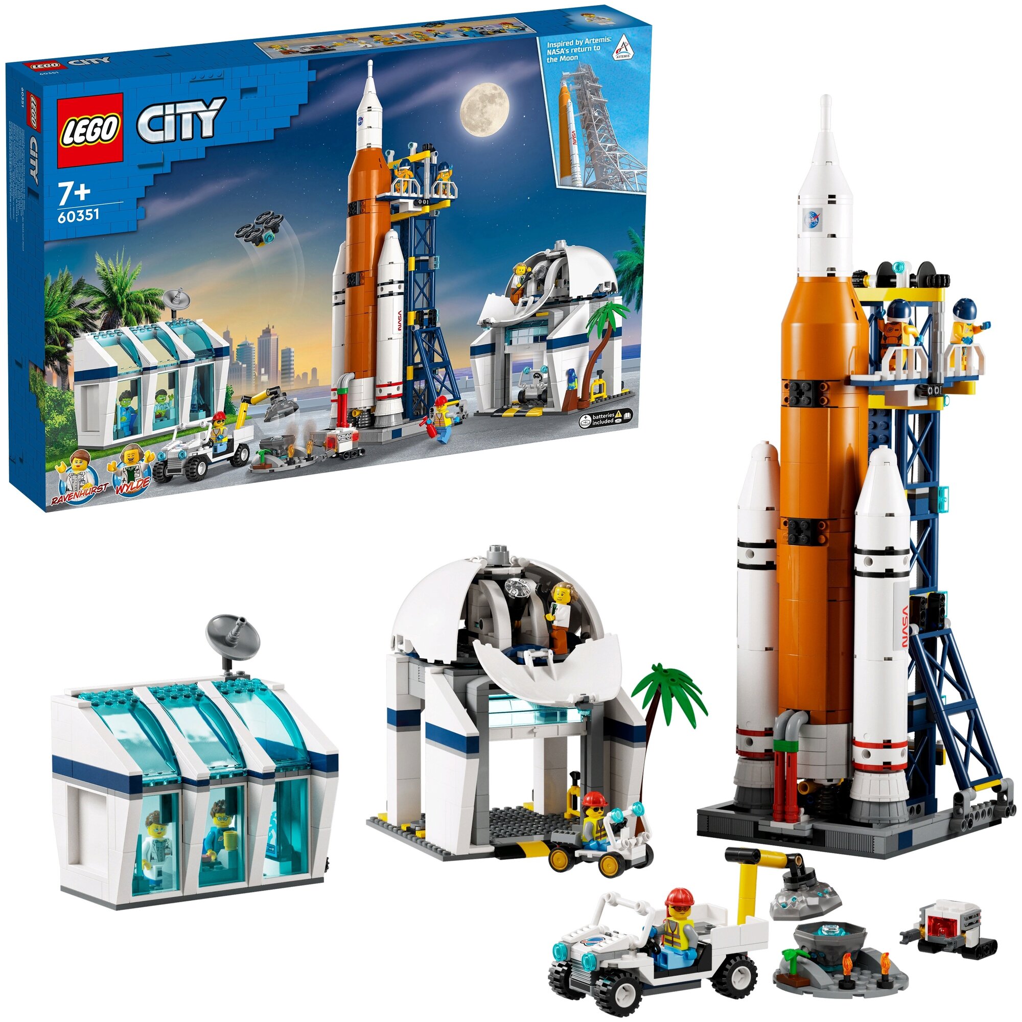 Конструктор LEGO City 60351 "Космодром" - фото №3