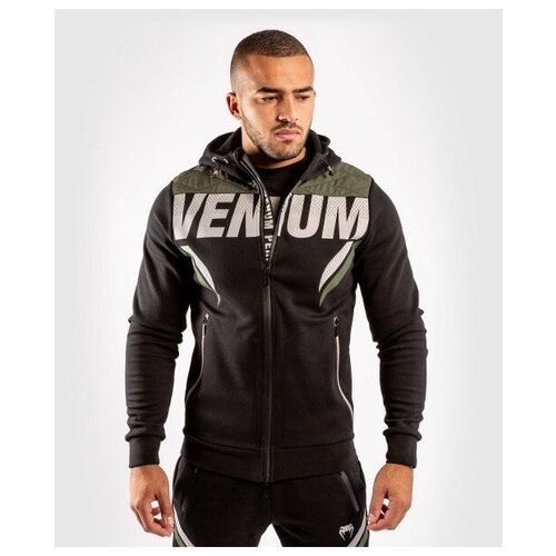 Толстовка Venum, размер 42-44, черный толстовка venum one fc impact black khaki s