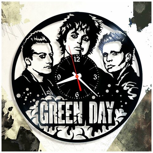 фото Green day — часы из виниловой пластинки (c) vinyllab
