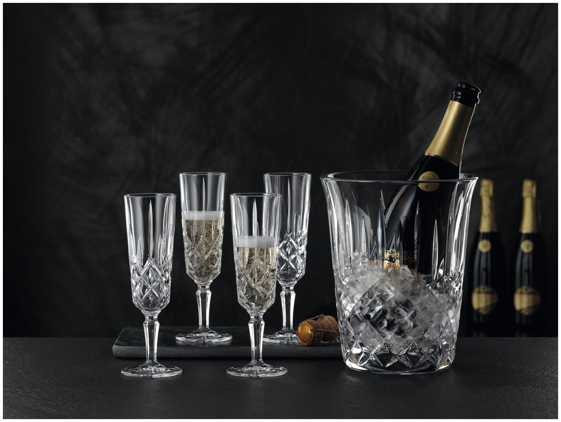 Набор бокалов для шампанского Nachtmann Noblesse, 4шт - фото №6