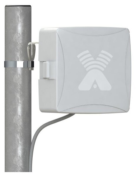 Направленная панельная WiFi-антенна AX-2410P, крепление на стену/трубостойку