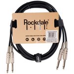 Кабель аудио 2xJack - 2xJack Rockdale DC007-3M 3.0m - изображение