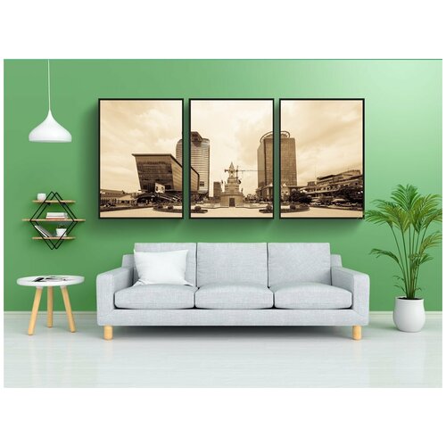 фото Набор модулных постеров для интерьера "пномпень, камбоджа, кхмерский" 60x90 см. в тубусе, без рамки lotsprints