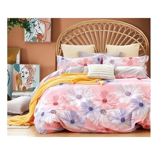 Комплект постельного белья (Евро размер) сатин ТМ Европа (простыня 220*240, пододеяльник 220*220, 2 наволочки 70*70)