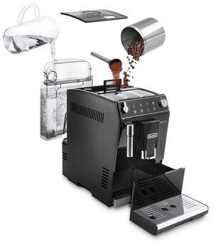 DELONGHI AUTENTICA Compact Fully Automatic Coffee Machine ETAM29510B AC100V