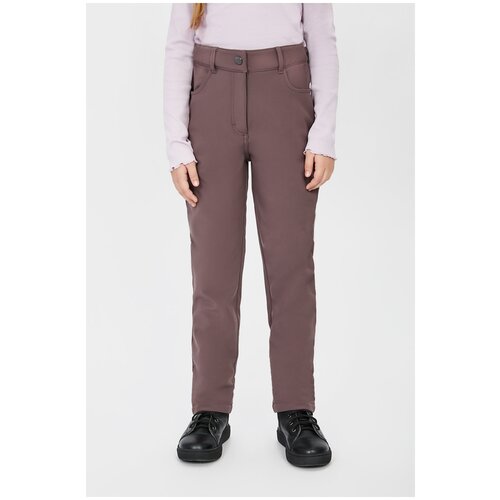 фото Брюки baon утеплённые брюки для девочки baon, размер: 146, коричневый