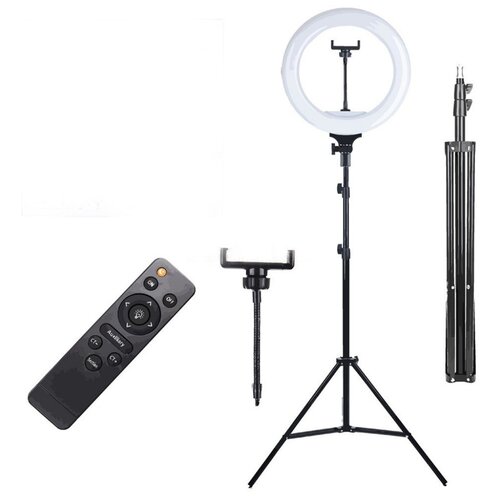 Кольцевая лампа 32 см A-Light-13 MaxMarket штатив 21 метра пульт ДУ Селфи кольцо 32 см с триподом и пультом 279900₽