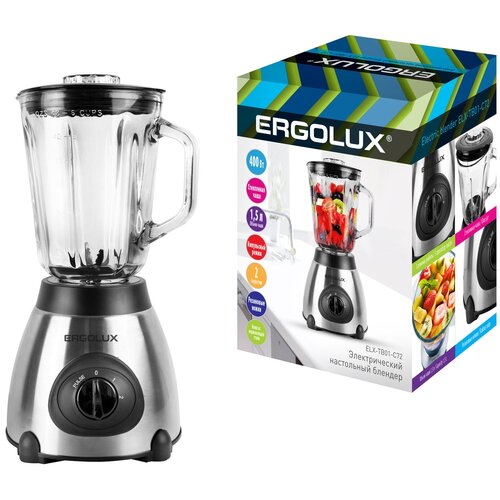 Блендер ERGOLUX ELX-TB01-C72 серебристо-черный 239900₽
