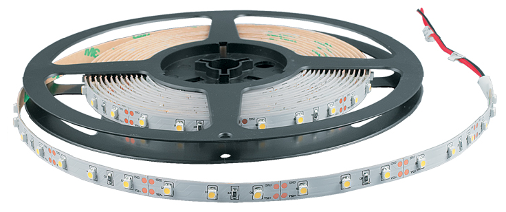 Светодиодная лента 2835 эконом (12В) 5 метров теплый цвет