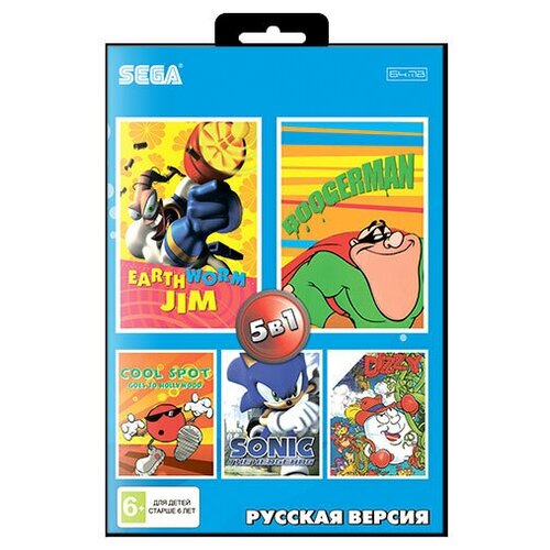 5 в 1: Сборник игр для Sega (AB-5012)