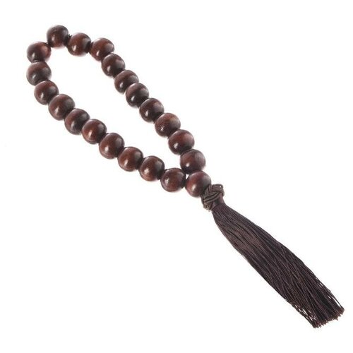 Украшение на ручку КПП Бусы на удачу дерево темно-вишневый 559₽