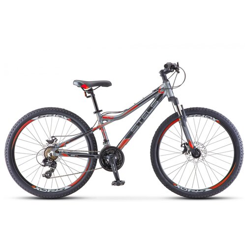 STELS Велосипед 26 Stels Navigator-610 MD V040 цвет серыйкрасный размер рамы 14 2264700₽