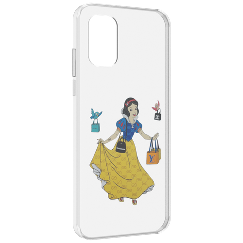 Чехол MyPads модная-принцесса женский для Nokia G21 задняя-панель-накладка-бампер