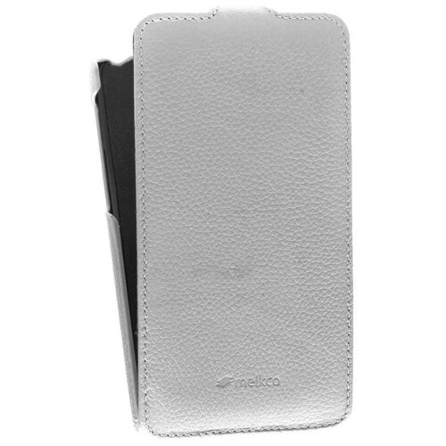 Кожаный чехол для LG G Pro Lite Dual D686 Melkco Premium Leather Case - Jacka Type (White LC) чехол melkco jacka type для samsung galaxy note fe fan edition black lc черный