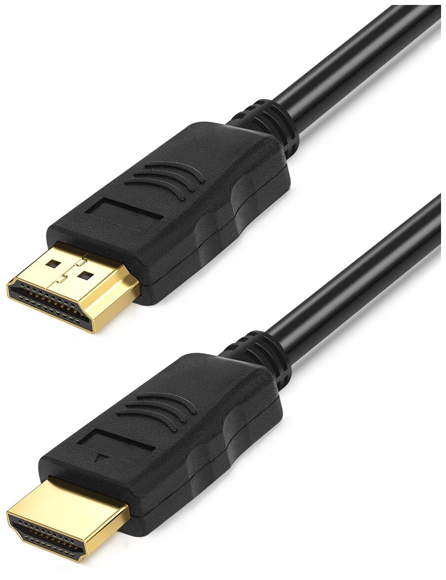 Кабель HDMI 5м Defender 87353 круглый черный - фото №4