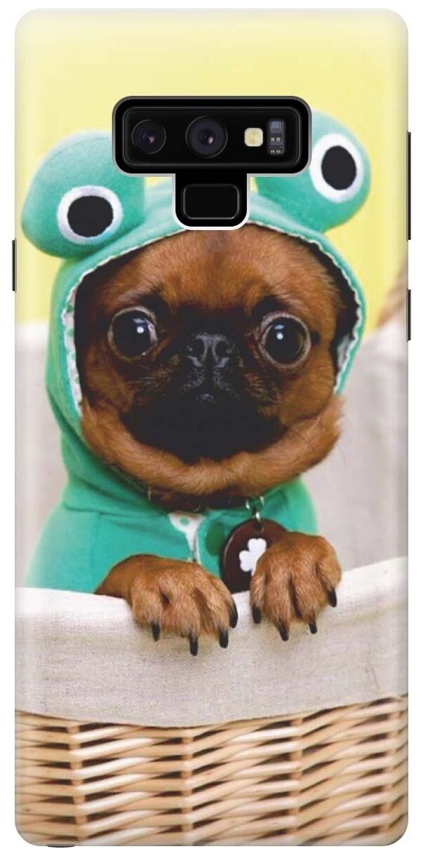 RE: PA Накладка Transparent для Samsung Galaxy Note 9 с принтом "Собака в смешной шапке"
