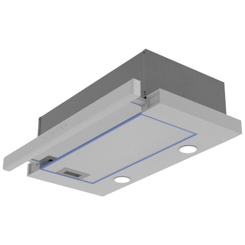 Встраиваемая вытяжка Korting KHP 6670 GW цвет корпуса серый цвет окантовкипанели белый 2424900₽