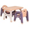 Набор Pituso столик + 2 стула Purplе/Фиолетовый - изображение