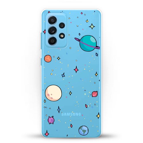 фото Силиконовый чехол звезды и планеты на samsung galaxy a52 andy & paul
