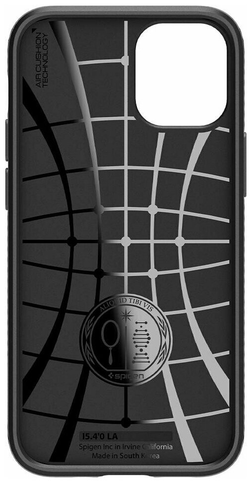 Чехол SPIGEN для iPhone 12 Mini - Liquid Air - Чёрный - ACS01744