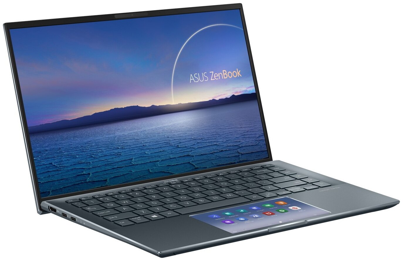 Ноутбук ASUS Zenbook UX435EA i5-1135G7 8Gb SSD 512Gb Intel Iris Xe Graphics 14 FHD IPS Cam 63Втч Win10 Серый UX435EA-K9084T 90NB0RS1-M03110