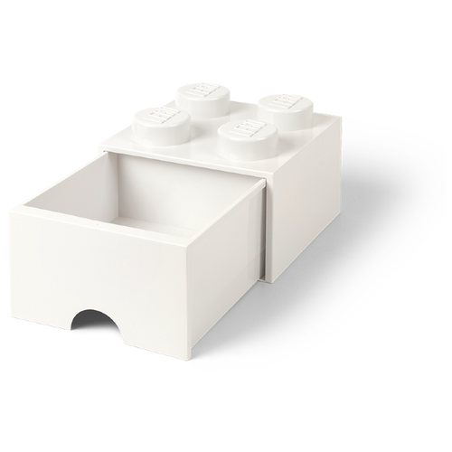 фото Ящик для хранения 4 выдвижной белый, lego