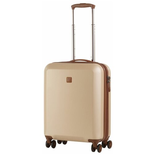 фото Чемодан modo by roncato classic, 40 л, размер s, бежевый