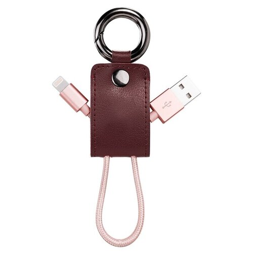 фото Кабель usb lightning 8pin hoco upl19 ключ розовый