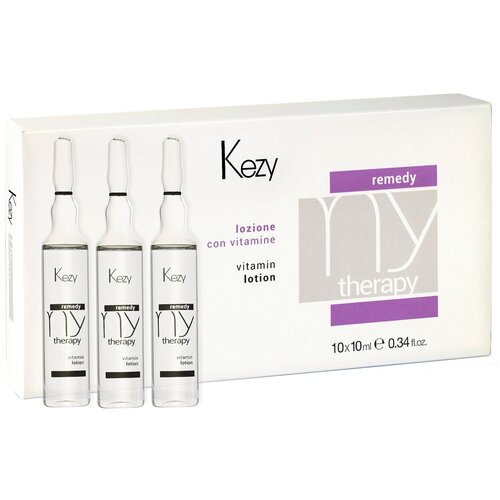 Лосьон витаминизированный Kezy MT Remedy Vitamin Lotion, 10мл профессиональная косметика для волос kezy кондиционер реструктурирующий c кератином my therapy remedy keratin