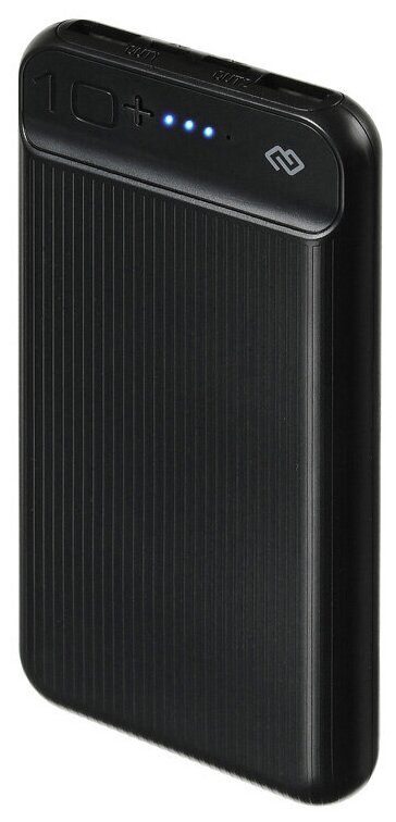 Внешний аккумулятор (Power Bank) Digma DG-10000-3U, 10000мAч, черный [dg-10000-3u-bk] - фотография № 1