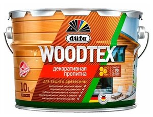 Пропитка DUFA Woodtex декоративная для защиты древесины Белая 0,9 л