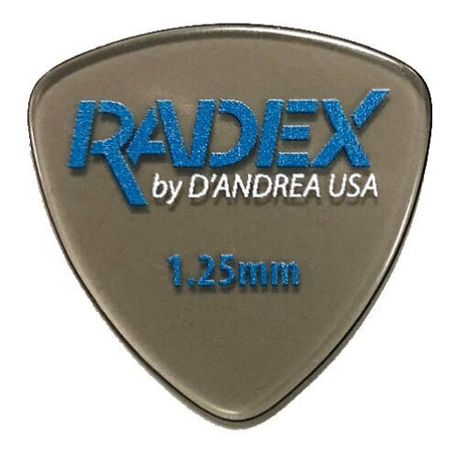 D'Andrea RDX346 1.25 - Медиатор гитарный (упаковка), 6 шт., 1.25 мм, очень жёсткий