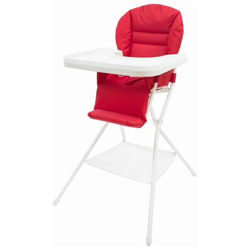 фото Кресло детское с чехлом из ткани (белый, красный) inhome