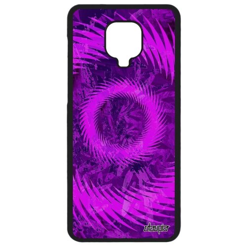 фото Чехол на // xiaomi redmi note 9s // "мандала спираль" дизайн кольцо, utaupia, фуксия