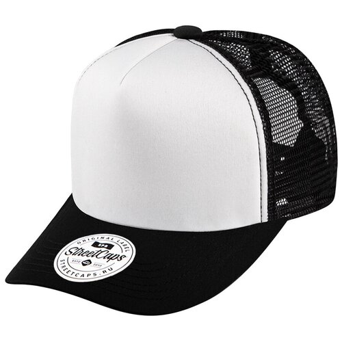 фото Бейсболка с сеткой / street caps / 702-5-2-002-006p пятипанельная двухцветная полиэстер / тёмно-сини (one size)