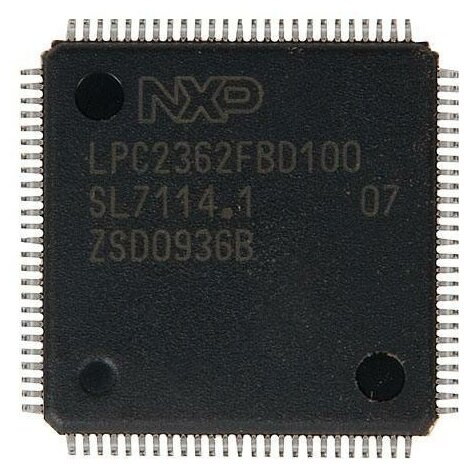 LPC2362FBD100 Микроконтроллер RISC NXP , QFP