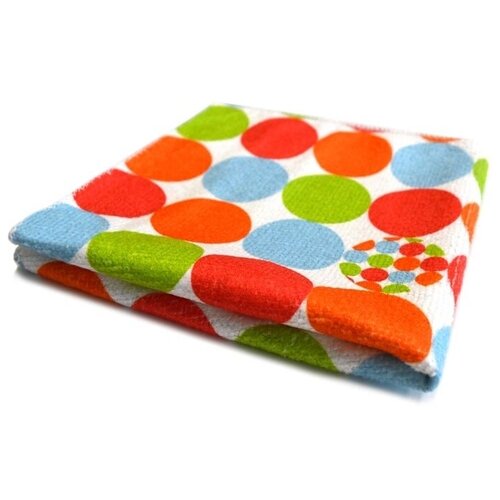 Салфетка из микрофибры универсальная 30*30см с рисунком голубушка